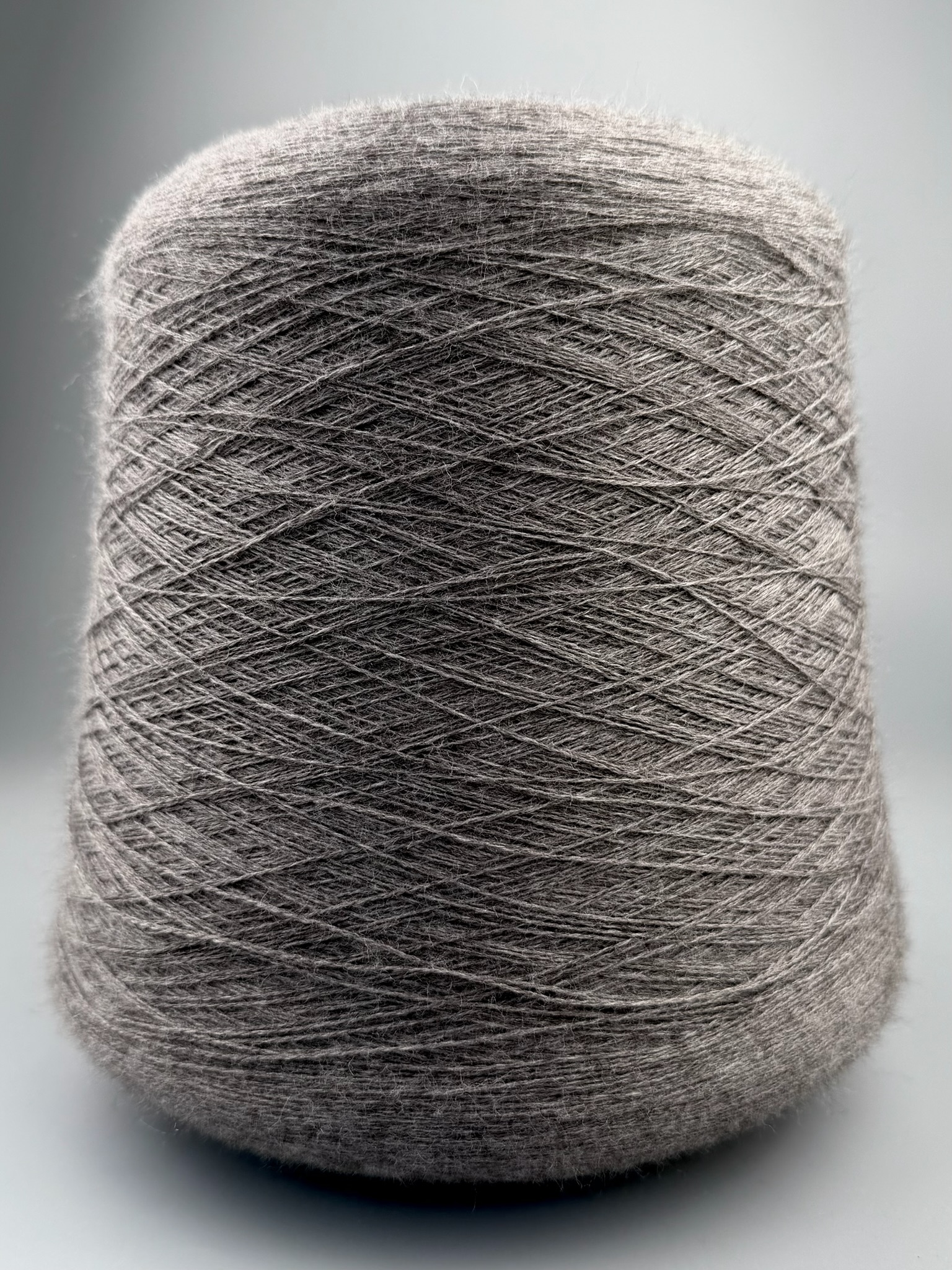 Zegna Baruffa Cashwool 2/30 – Extrafeines Merinogarn Hellanthrazit meliert 421436 foto 2